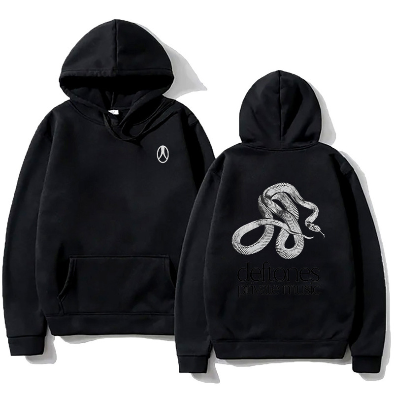 Deftones Private Music Sweatshirt Deftones Band Long Sleeve Music Sweatshirt Women Men High Street Wide