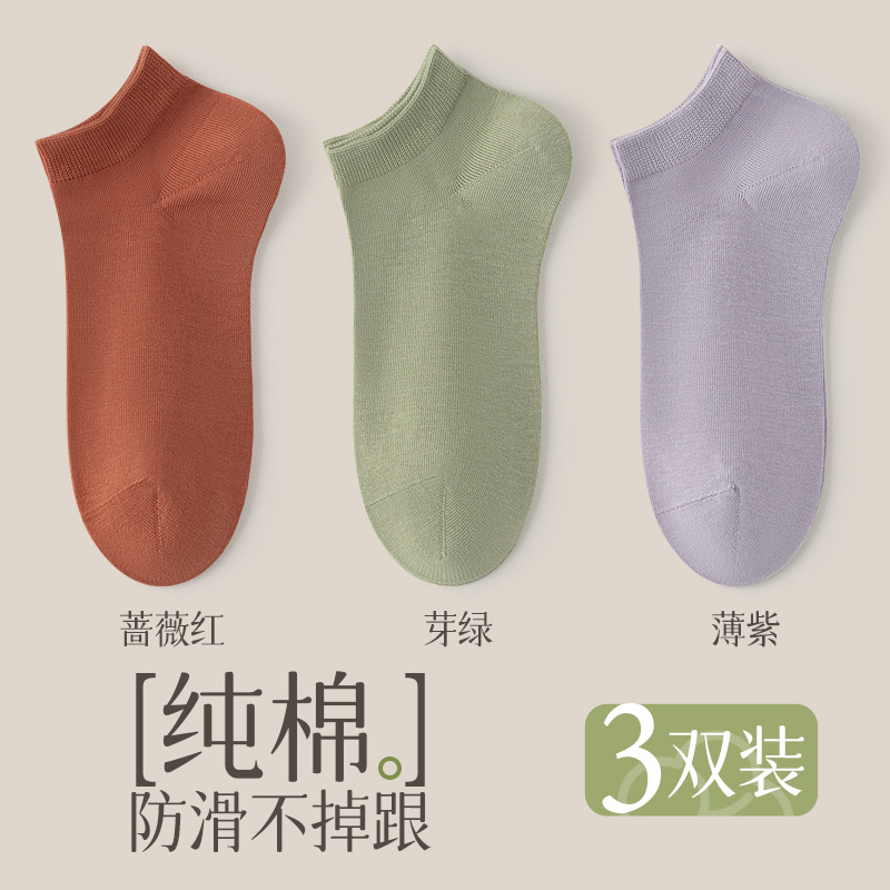 얇은 보라색, 새싹 녹색, 로즈 레드, 3 더블 백