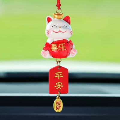 Car hanging, Car Pendant Lucky Cat Ping