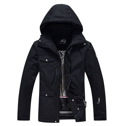  Men and Women's Skiwear Winter Outdoor Snowboard/Skiwear White Ski Jacket Warm and Thick