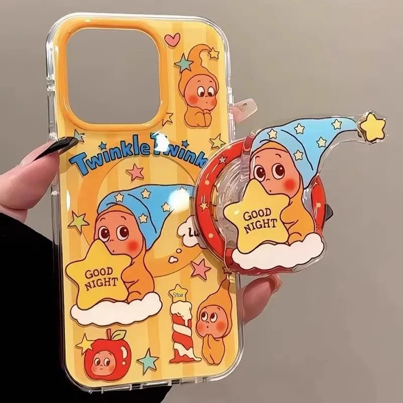卡通适用三星s23fe手机壳s25ultra/s24plus/s21磁吸3苹果17promax