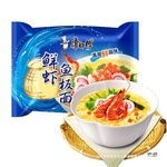 康师傅鲜虾鱼板面整箱24袋装经典方便面袋装面条速食食品饱腹夜hl