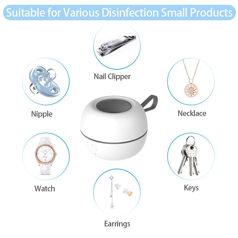 Cross-Border Wholesale Pacifier Sterilizer Bluetooth Headset Maternal and Infant Ultraviolet Sterilization Portable Disinfection Storage Box