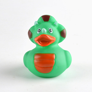 Amazon New Toys Wholesale Pvc Environmentally Friendly Enamel Duck Bath Toy Kidsren Play Water Blue Rhino Duck
