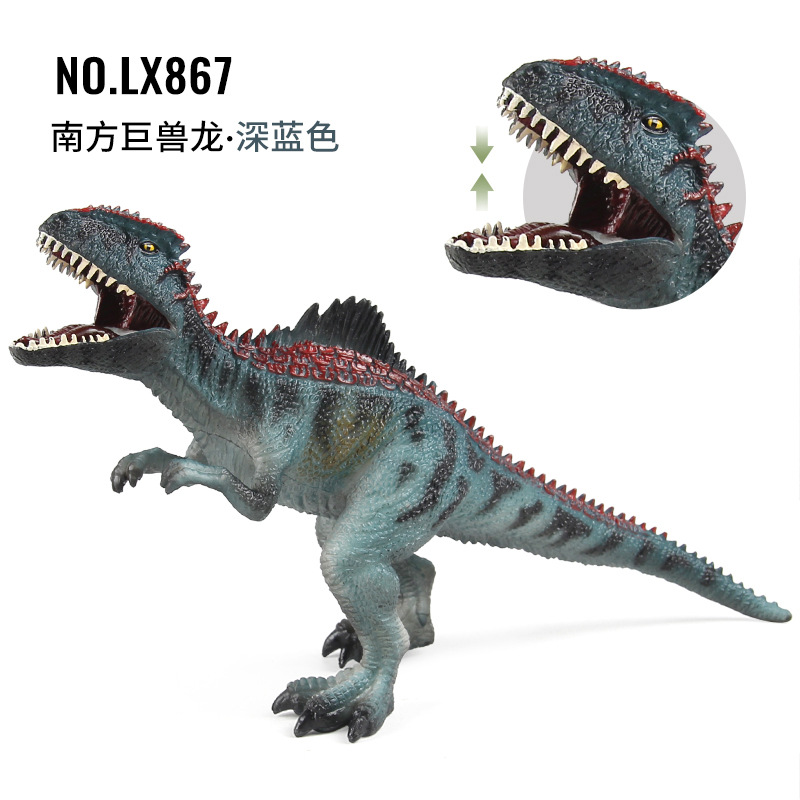 Juguetes de dinosaurios de exportación transfronteriza Triceratosaurus velociraptor Sur Zoosaurus modelo de animales juguetes ornamentales