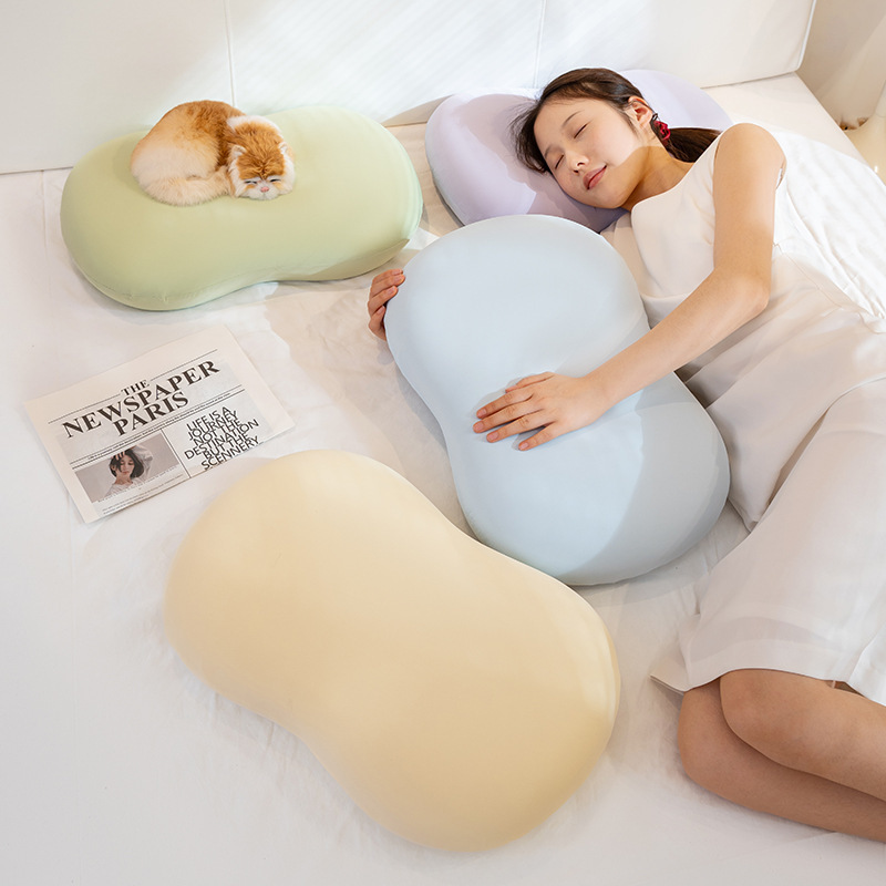アイスシルク猫腹枕低反発枕夏腹枕睡眠枕オフィスベッド腰クッション枕|undefined