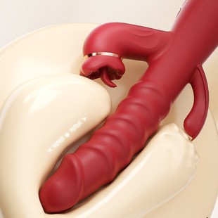 Magic tongue three peristaltic retractable tongue licking heating female masturbator husband and wife sex AV stick toy sex toys