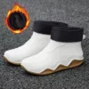 Fish Belly White [*Walking in Warm Winter*] Detachable Cotton/8801
