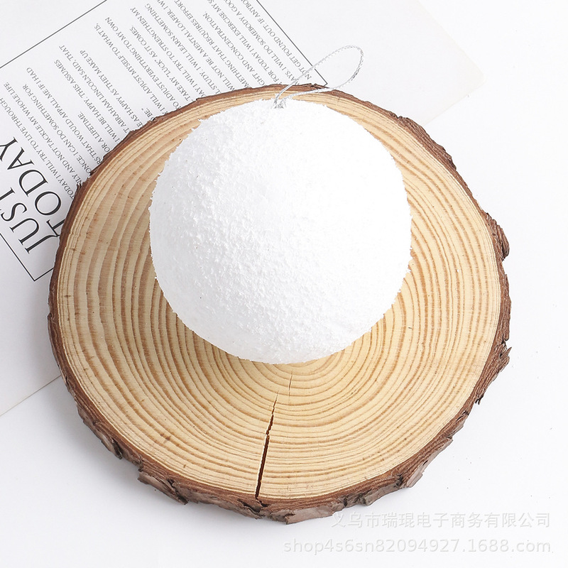 クリスマスツリーの飾り雪玉結婚祝いの天井飾り純白泡球店舗の祝日装飾品|undefined