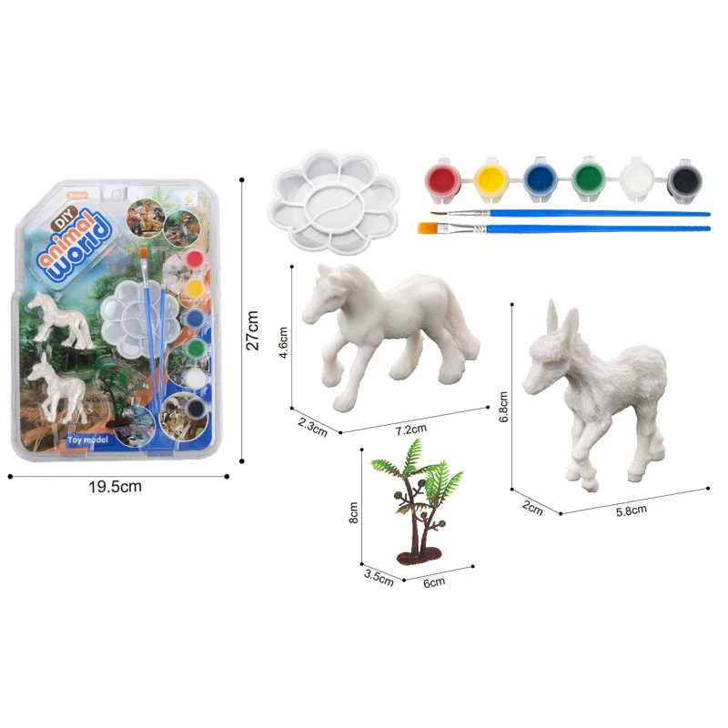 Детская раскрашиваемая игрушка, набор,Pigment farm, интерактивная раскраска, ручная работа, граффити