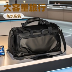 带独立鞋仓大容量旅行包男轻便运动健身包短途出差斜挎行李包便携
