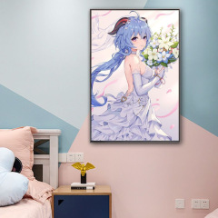 Original Sin Decoration Painting Living Room Game Anime 2D Shan Hu Tao Gan Yu Cartoon Background Wall Bedroom Painting
