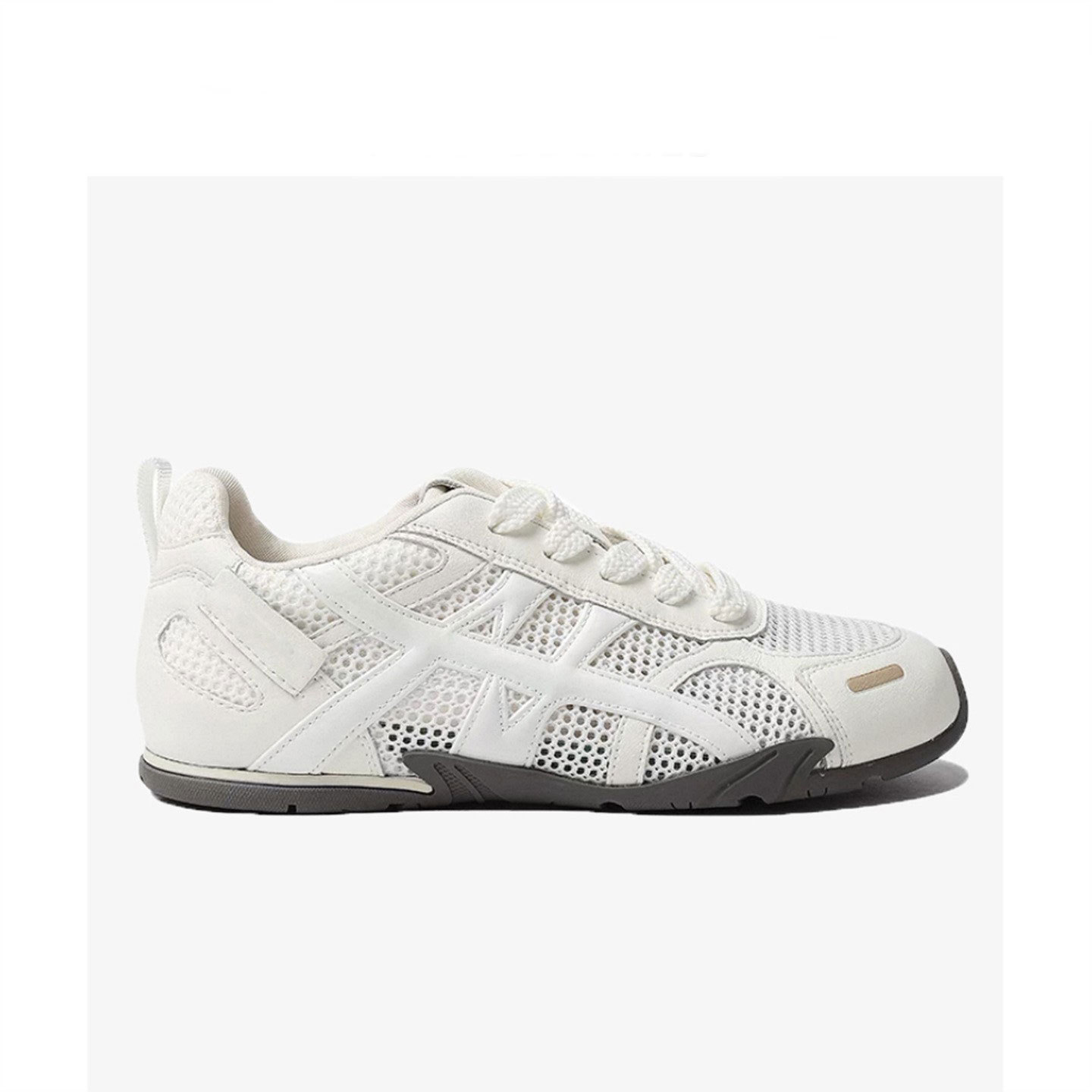 [Cowhide Version] Ballet Training Shoes Women's 2025 New Casual Easiest for Match White Shoes Flat Lightweight Sports Shoes