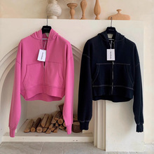 原版原标！ACNE家2025秋冬新款高品质面料连帽拉链外套三标齐全