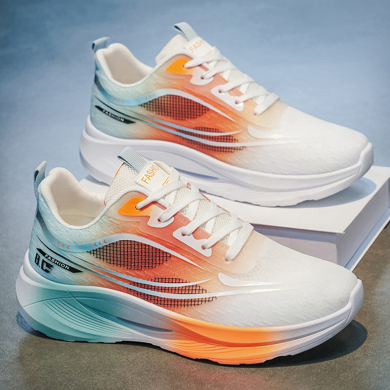 Men's Shoes 2026 Summer New Sports Shoes Men's Running Shoes Mesh Breathable Student Sports Cushioning Running Shoes for Men Men's Shoes 2026 Summer New Sports Shoes Men's Running Shoes Mesh Breathable Student Sports Cushioning Running Shoes for Men
