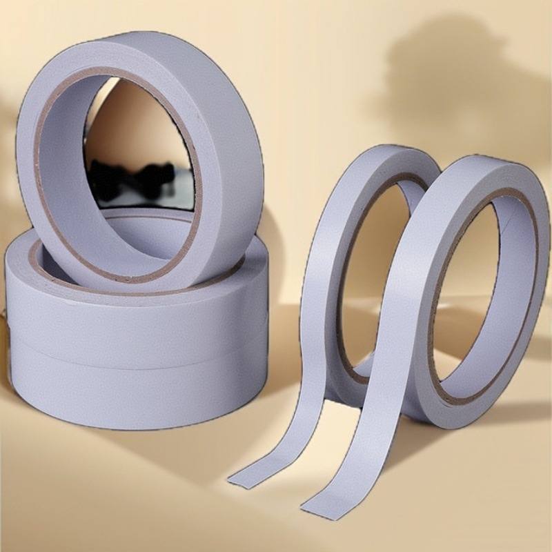 双面胶幼儿园学生手工办公用品多规格双面胶带透明白色两面胶整筒