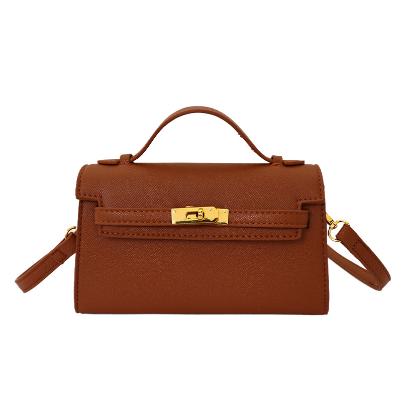 Texturas bolsos Kelly mujeres 2026 verano nuevo estilo de moda simple mochila diaria bolso de mano super caliente bolso pequeño image 6