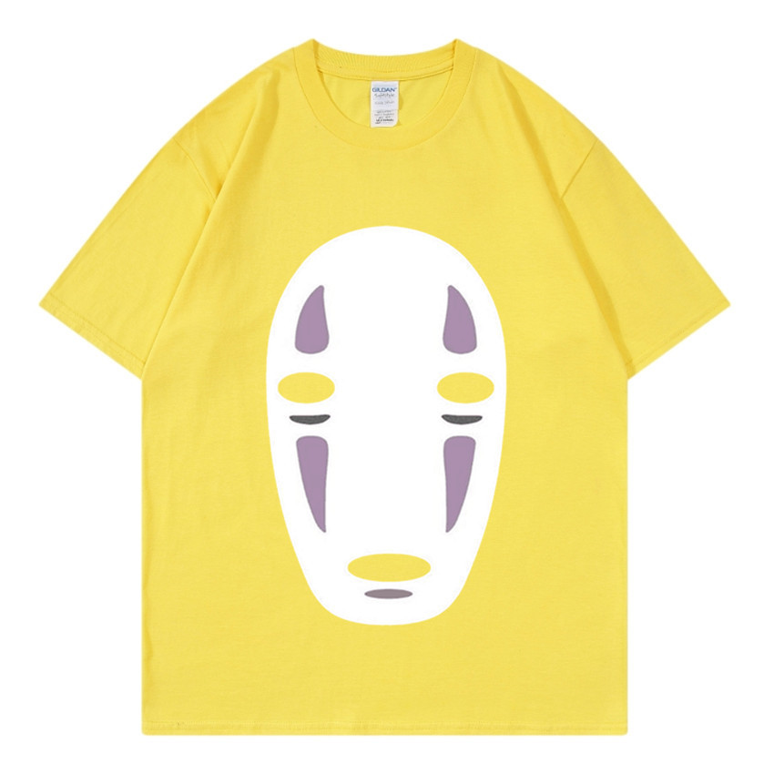 Primavera/Estate Nuova T-shirt da uomo senza volto Sciolto Coal Ball Lettera Manica corta Unisex Manica corta da uomo T_voghion.com