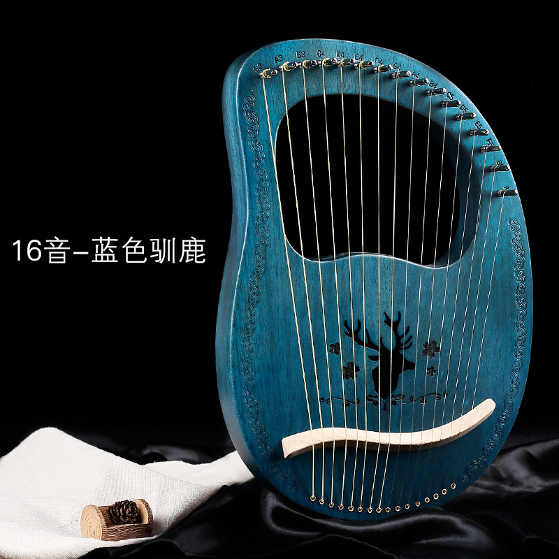 19-String lyre piano portátil 16-String small HARP principiante auto-Estudio 10-String lyre piano lyre instrumento musical