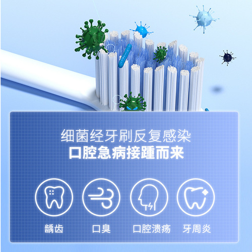 New smart toothbrush holder disinfection toothbrush holder sterilizer wholesale ultraviolet disinfection storage box toothbrush sterilization