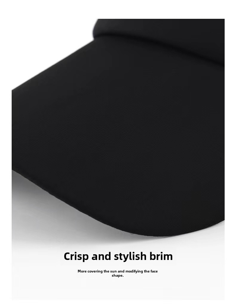 Sun Hat Men's Sunscreen Hat Empty Top Hat Breathable Ice Silk Sun Hat Sports Running Outdoor Hat Duck Tongue Empty Top Hat_voghion.com