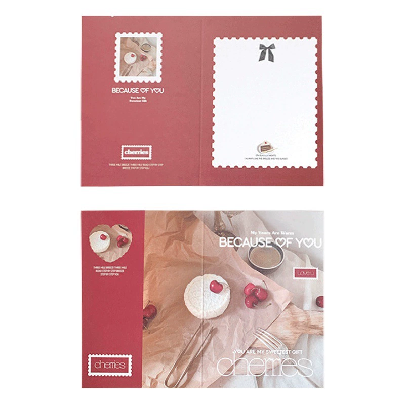 Оригинал ins складная карта упаковочный материал набор карточек