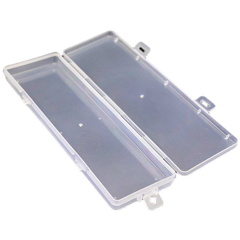 プラスチックボックスの長いフラットボックスには、長方形の収納ボックスpp透明包装ボックスのプラスチックのハードボックスの卸売りがあります。