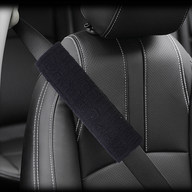 Funda Protectora Alargada para Cinturón de Seguridad de Poliéster, Suave, para Auto