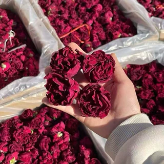 墨红玫瑰花茶干玫瑰花烘干批发玫瑰花瓣产地直供冻干墨红五红汤