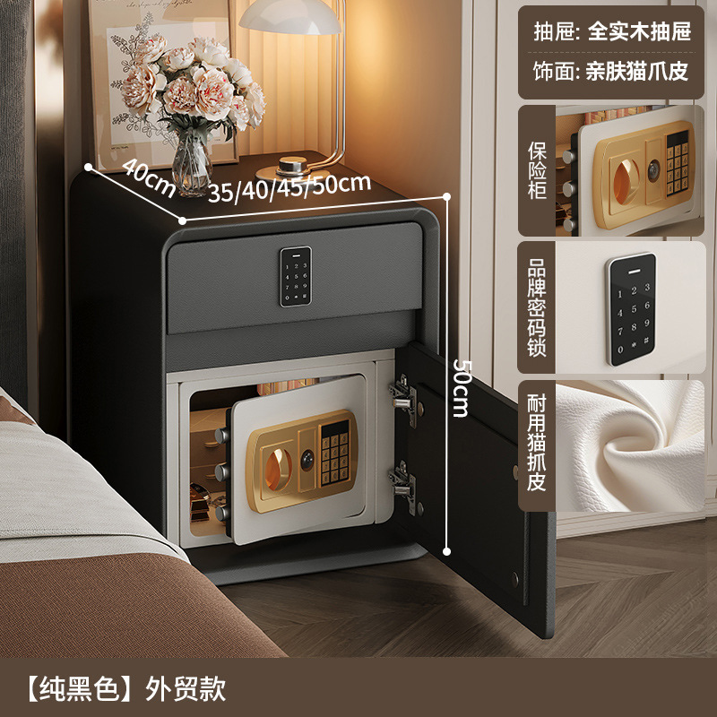 Smart cabecera caja fuerte en todo 2025 nuevo dormitorio con cerradura nicho de diseño pequeño armario de cabecera