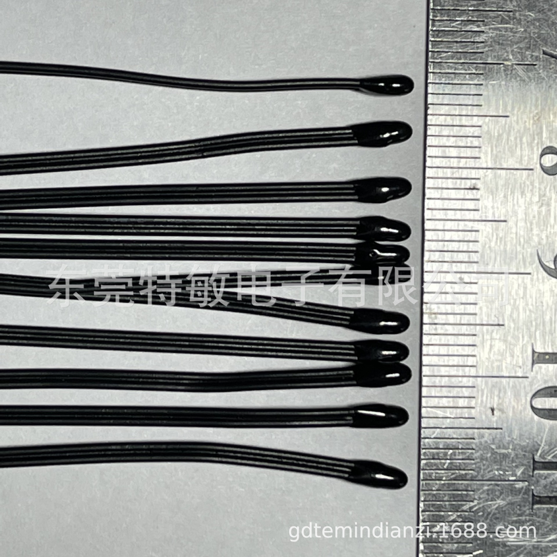 厂家大量生产小水滴头NTC环氧热敏电阻，感温头，热点偶
