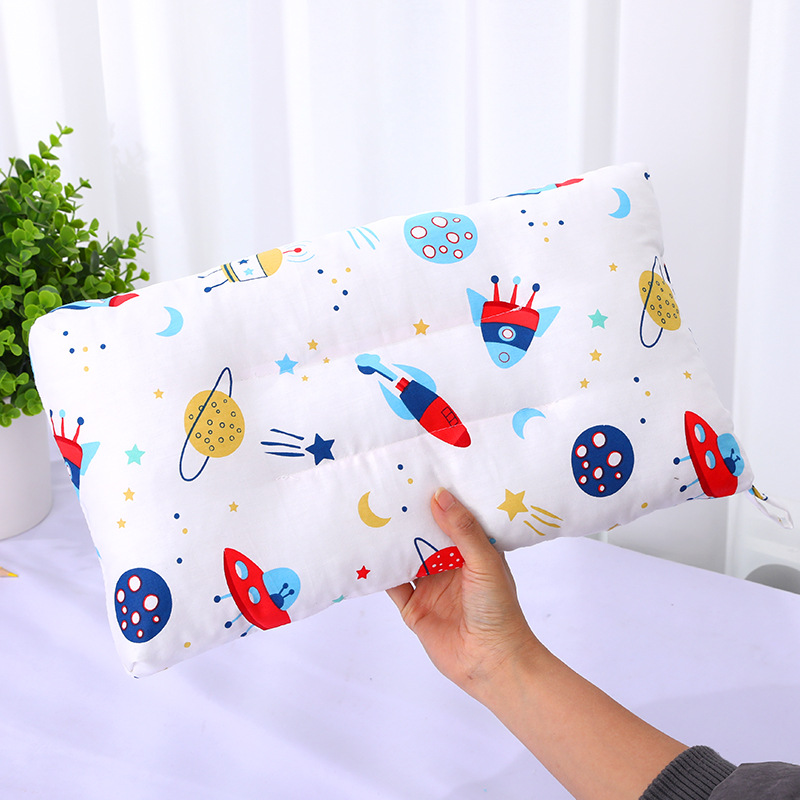 Space boat cotton pillow
