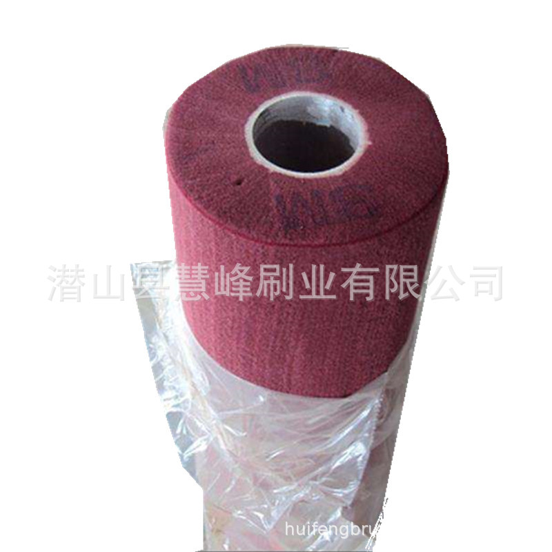 按需各种不织布抛光滚刷/3M不织布抛光刷辊/不锈钢研磨刷辊