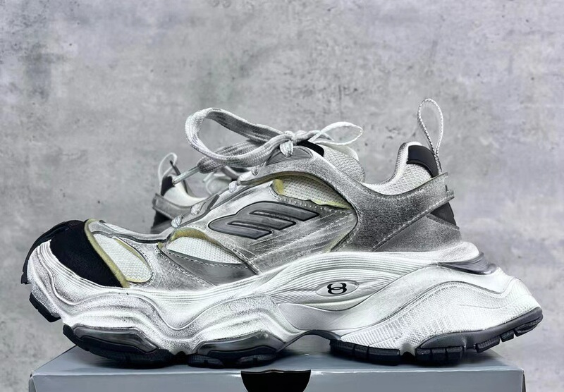 High-quality 11th Generation CARGO Round-toe Lace-up Old Dirty Daddy Shoes White, Yellow and Silver Star Same Style