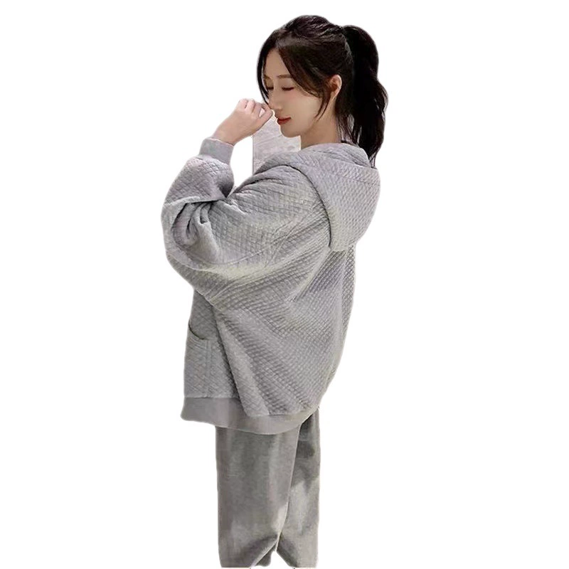 Spring jacket with hood, sweatshirt, baseball uniform, Korean style, plus size