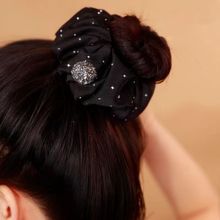 爆款黑色盘发器成人丸子头发饰网红45到50岁懒人神器头扣夹