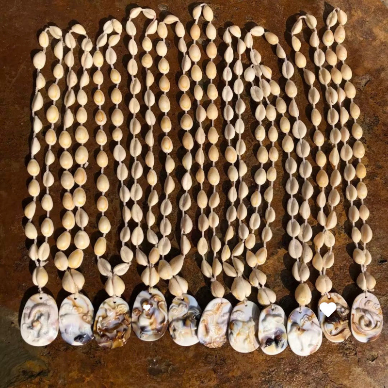 Conchas naturales conchas pulseras collares diy fresco versátil joyería correa de mano tienda artesanía característica fuente