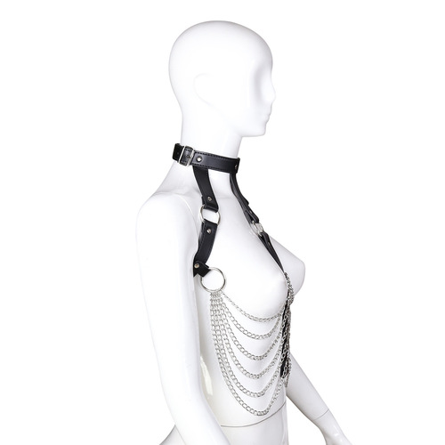 Yiwu foreign trade factory wholesale sm adult sex products chain leather clothes sexy performance costumes props clothing