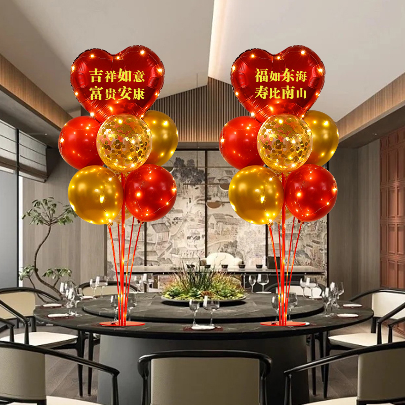 Elderly birthday party birthday balloon decoration elders celebrate…