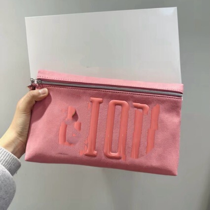 DiJia gift item pink handbag makeup bag storage bag with gift box
