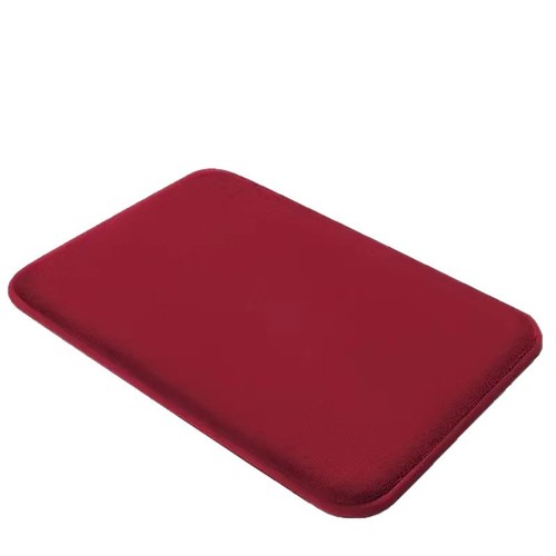 Solid Color Bathroom Mat Bathroom Floor Mat Entryway Home Non-slip Mat Water Absorbent Quick Dry Door Mat