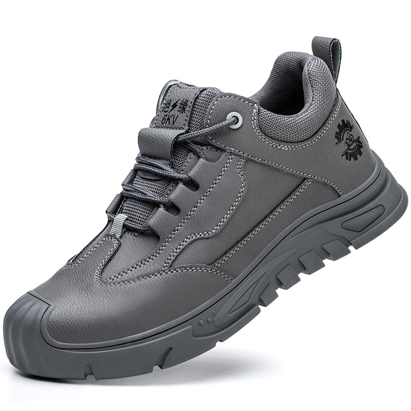 Zapatos de protección laboral de cuatro estaciones anti-golpe anti-perforación ligero y cómodo resistente al desgaste anti-deslizante aislamiento seguro zapatos de trabajo transpirables al por mayor image 7