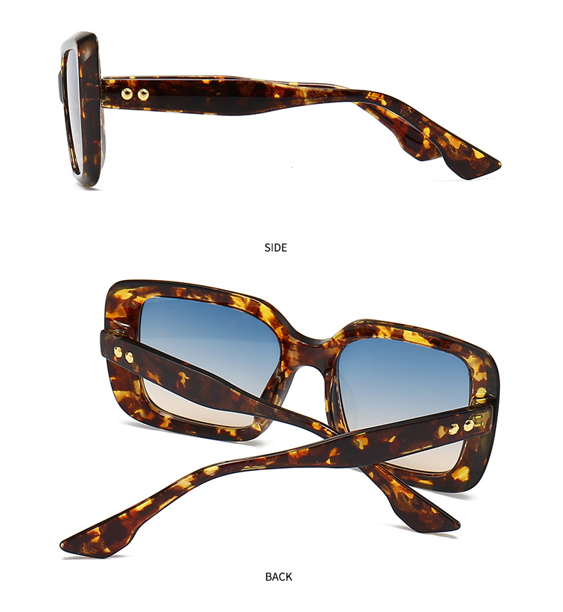 Cross border foreign trade new modern retro square frame sunglasses INS style street style big name sunglasses 9147_voghion.com