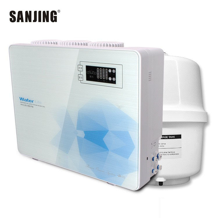 Quinta generación hogar purificador de agua Cambio de núcleo inteligente pronta ósmosis inversa purificador de agua micro aguas residuales RO purificador de agua