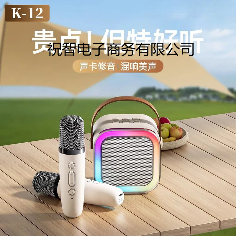 12マイクオーディオオールインワンマイク国民歌家族ワイヤレスBluetoothスピーカー家庭用歌神|undefined