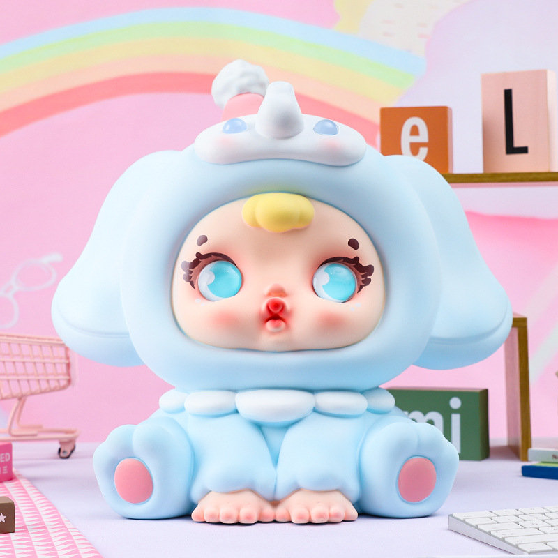 Emocional capabala alcancía vinilo durable alcancía regalo para niños decoración de escritorio entrega de una sola pieza