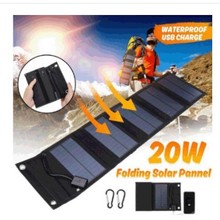 10W太阳能板折叠包太阳能充电器户外旅行防水太阳能充电折叠电袋