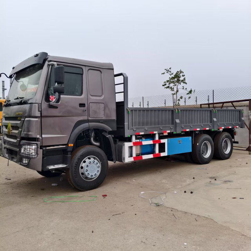 Export Howo 5.6m Rear Eight-Wheel Truck 371 Horsepower Can Be Equipped with High-Sided Container Transport Truck Export Howo 5.6m Rear Eight-Wheel Truck 371 Horsepower Can Be Equipped with High-Sided Container Transport Truck