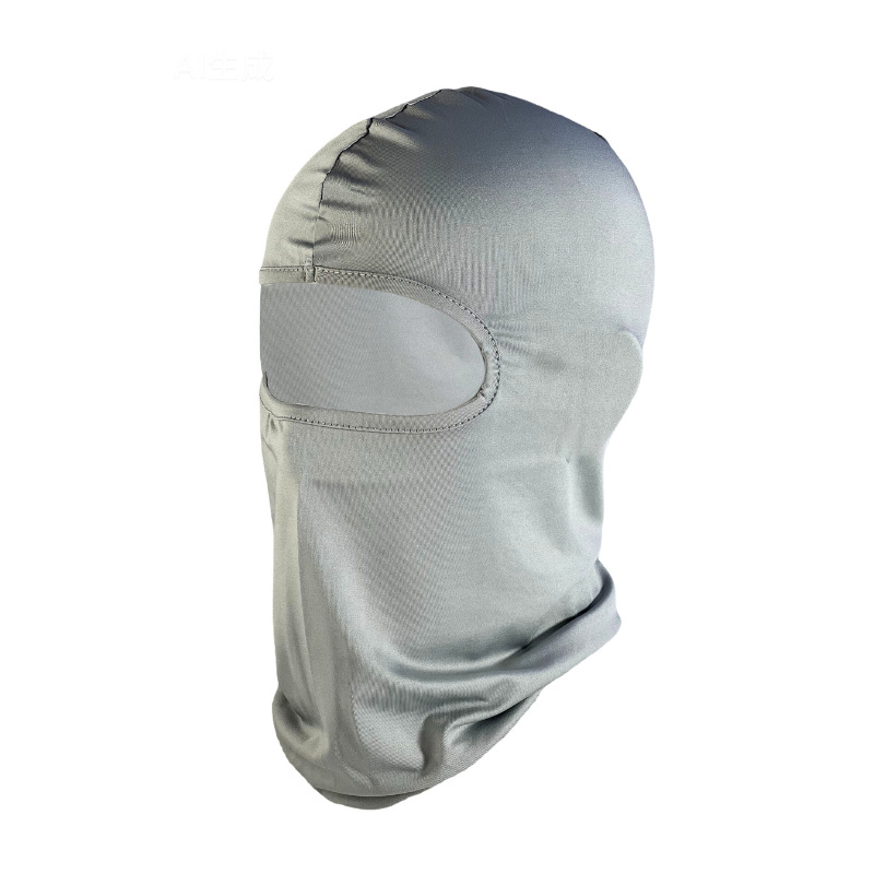 Protección solar de seda de hielo transfronteriza para exteriores, protección facial, capucha, máscara de ciclismo, motocicleta, a prueba de viento, cara deportiva de secado rápido de verano, Gini