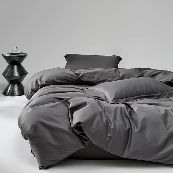 100 long velvet quilt covers-Dark Night Gray (four seasons)
